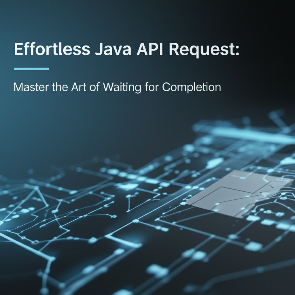 Effortless Java API Request: Master the Art of Waiting for Completion