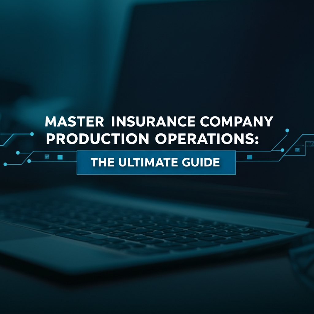 Master Insurance Company Production Operations: The Ultimate Guide