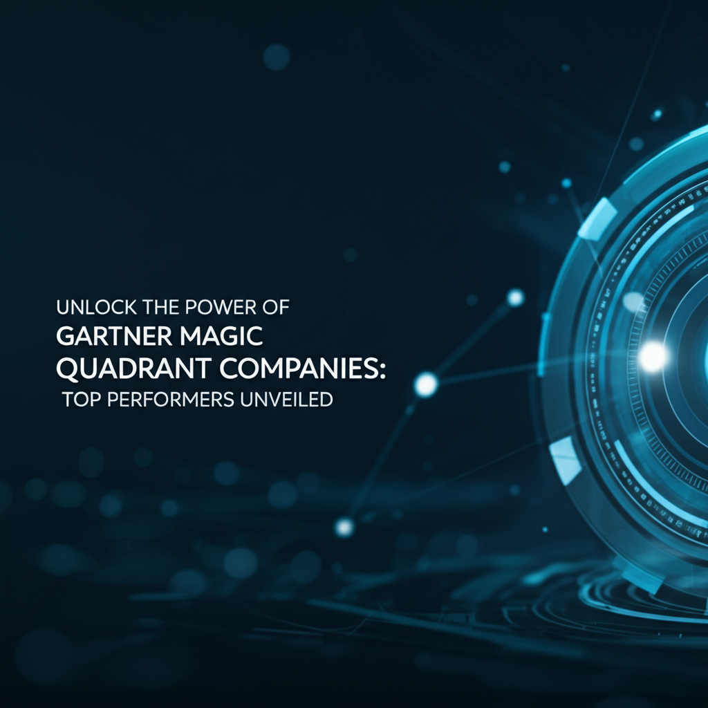 Unlock the Power of Gartner Magic Quadrant Companies: Top Performers Unveiled