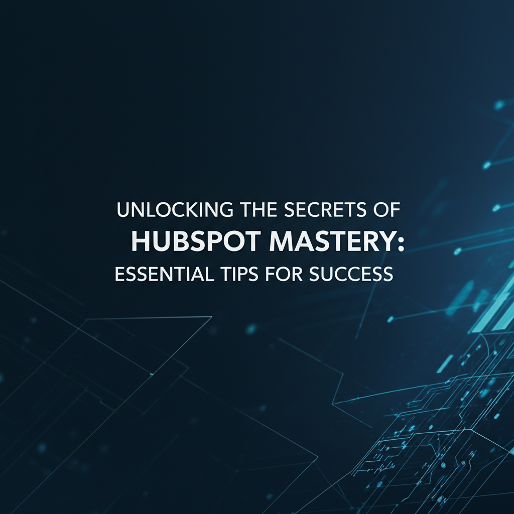 Unlocking the Secrets of HubSpot Mastery: Essential Tips for Success