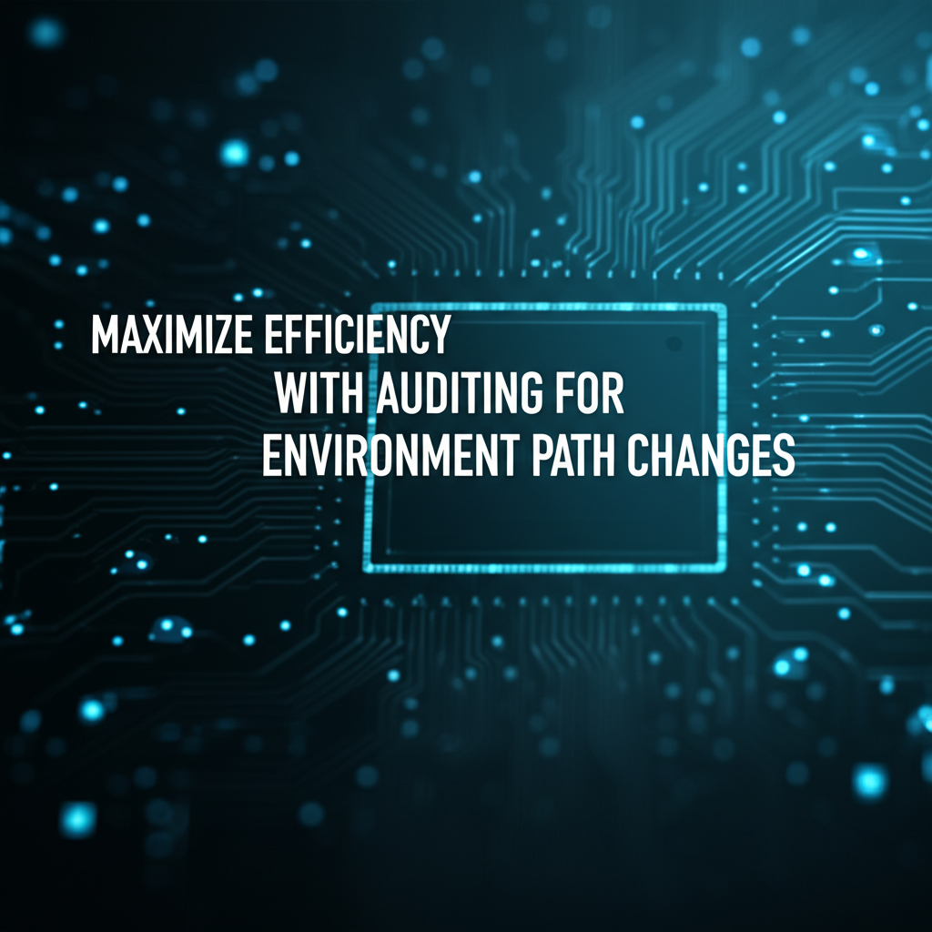 Maximize Efficiency with Auditing for Environment Path Changes