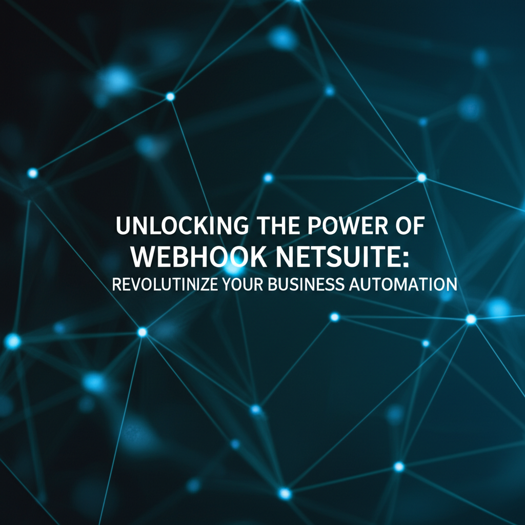 Unlocking the Power of Webhook Netsuite: Revolutionize Your Business Automation
