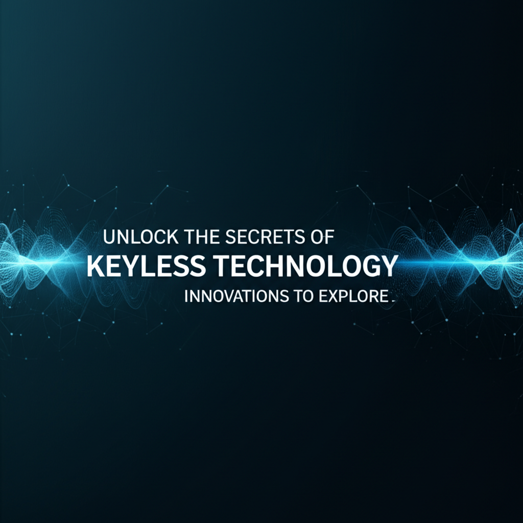 Unlock the Secrets of Keyless Technology: Innovations to Explore