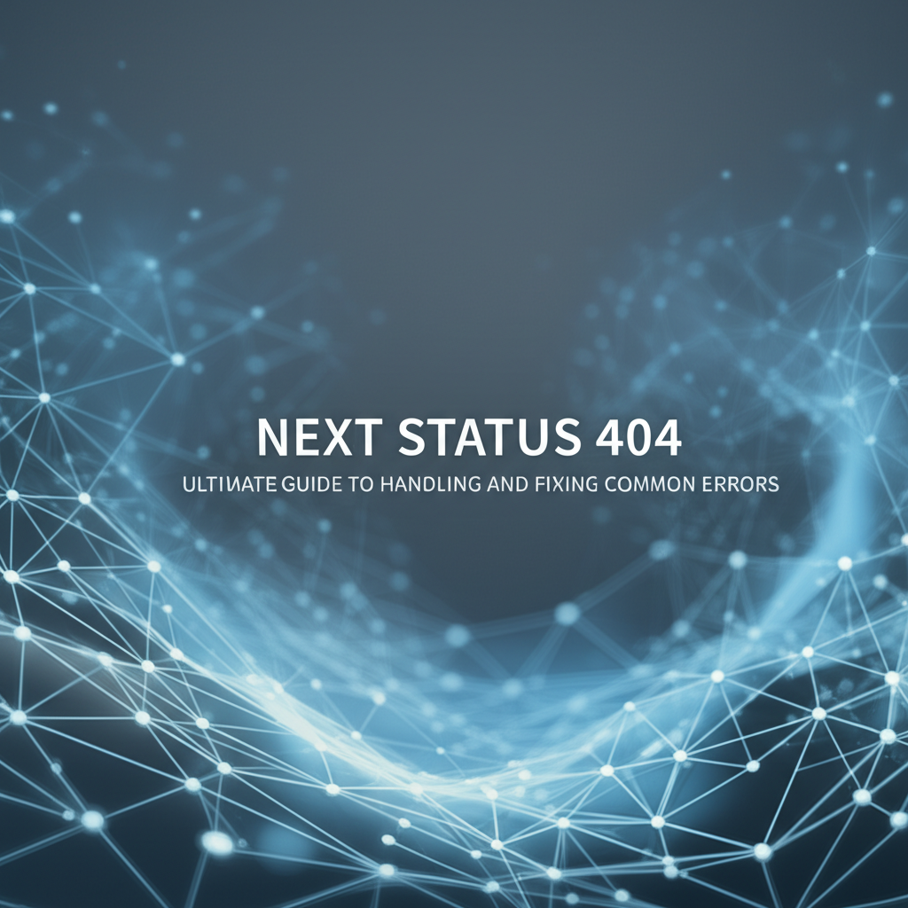 Next Status 404: Ultimate Guide to Handling and Fixing Common Errors
