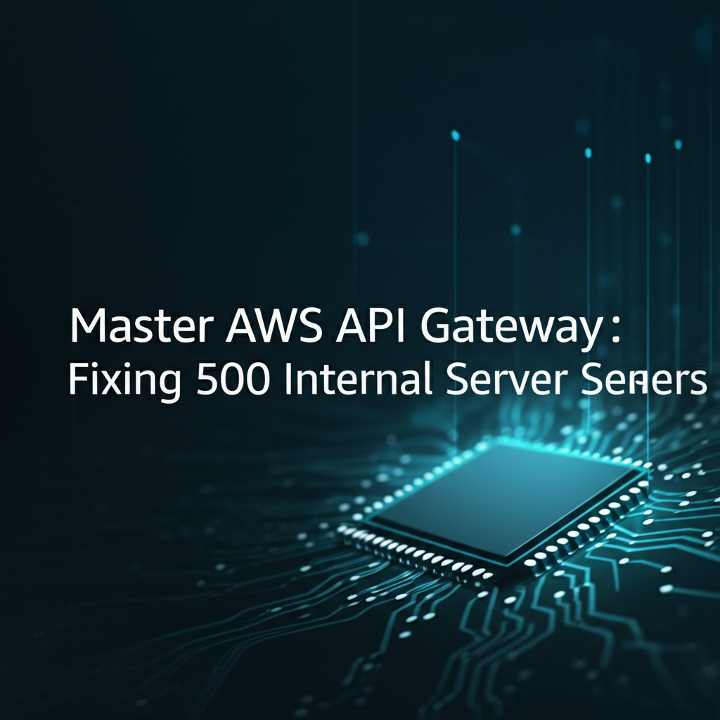 Master AWS API Gateway: Fixing 500 Internal Server Errors