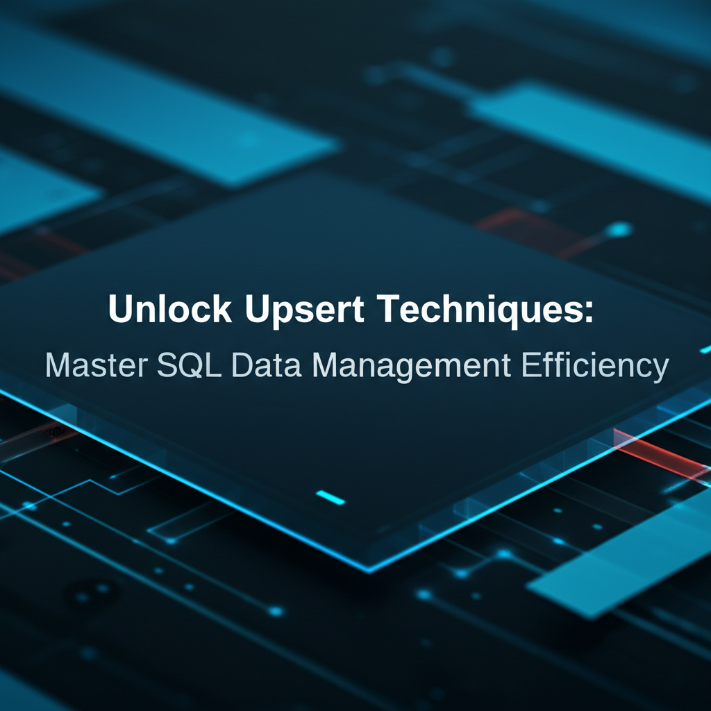 Unlock Upsert Techniques: Master SQL Data Management Efficiency