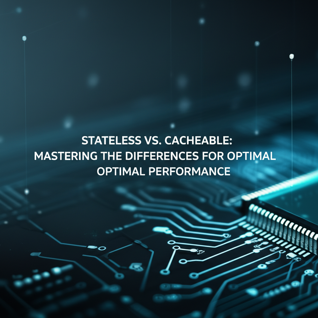 Stateless vs. Cacheable: Mastering the Differences for Optimal Performance