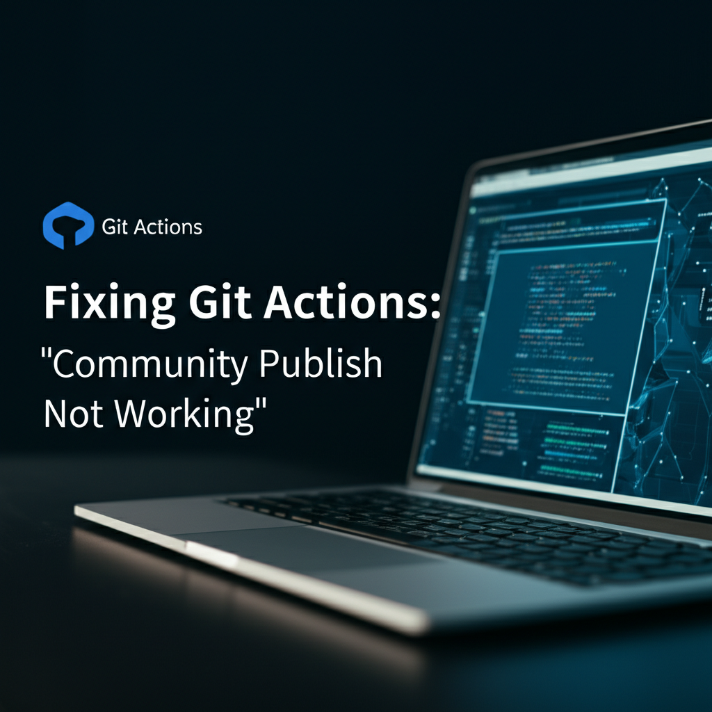 Fixing Git Actions: Troubleshooting 'Community Publish Not Working' Issues