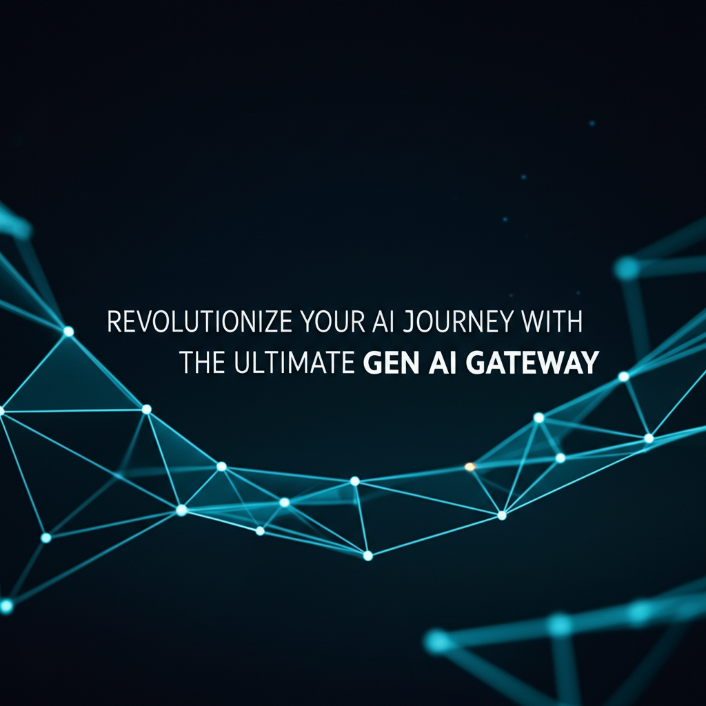Revolutionize Your AI Journey with the Ultimate Gen AI Gateway