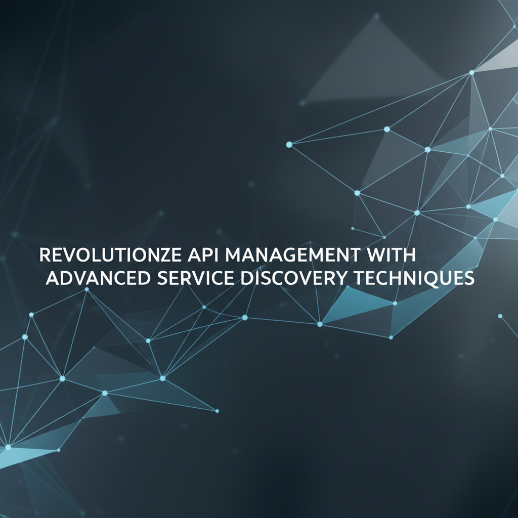 Revolutionize API Management with Advanced Service Discovery Techniques