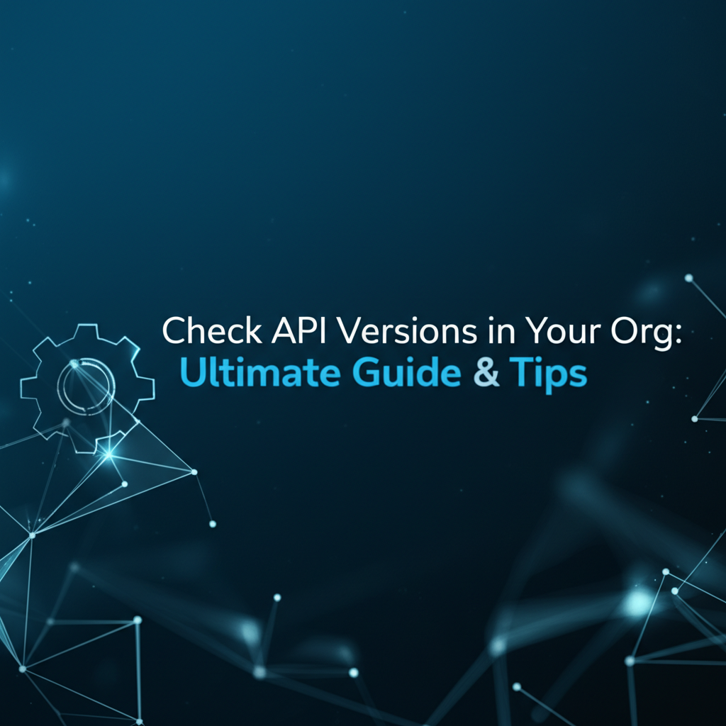 Check API Versions in Your Org: Ultimate Guide & Tips