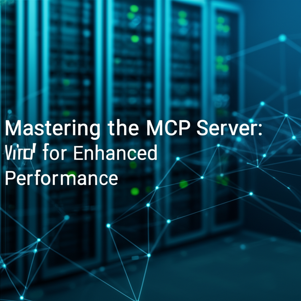 Mastering the MCP Server: Ultimate Guide for Enhanced Performance
