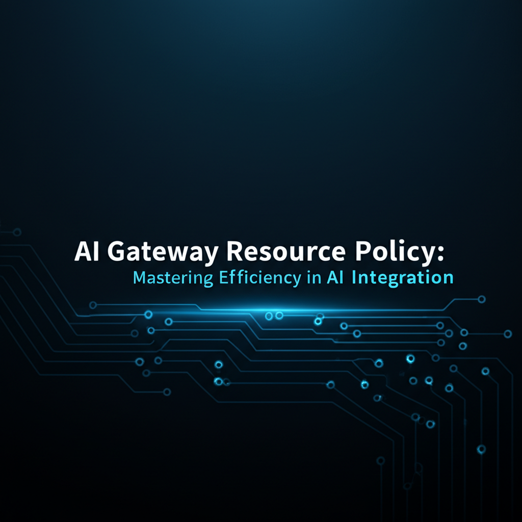 AI Gateway Resource Policy: Mastering Efficiency in AI Integration