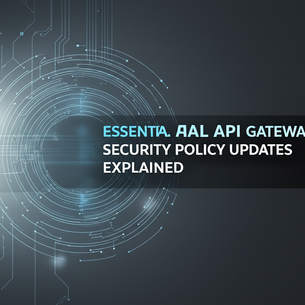 Stay Ahead: Essential API Gateway Security Policy Updates Explained