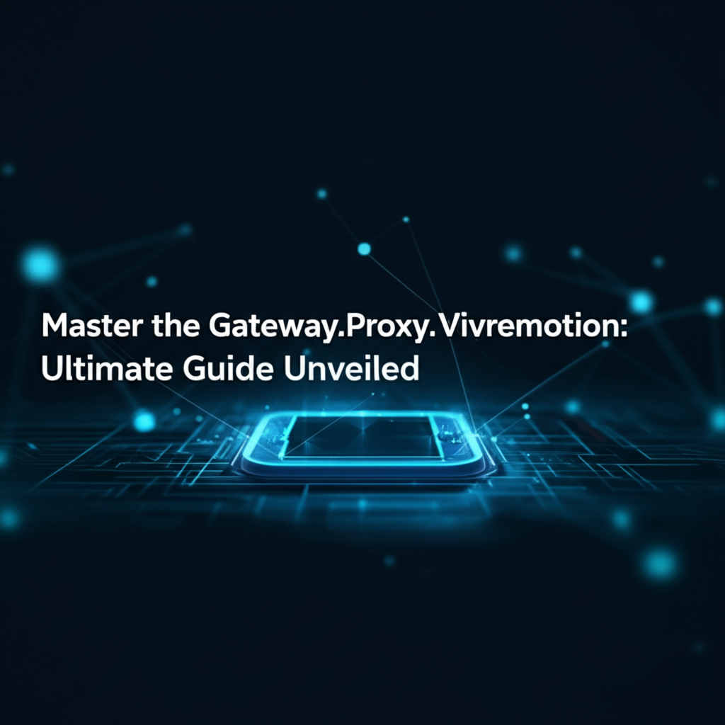 Master the Gateway.Proxy.Vivremotion: Ultimate Guide Unveiled