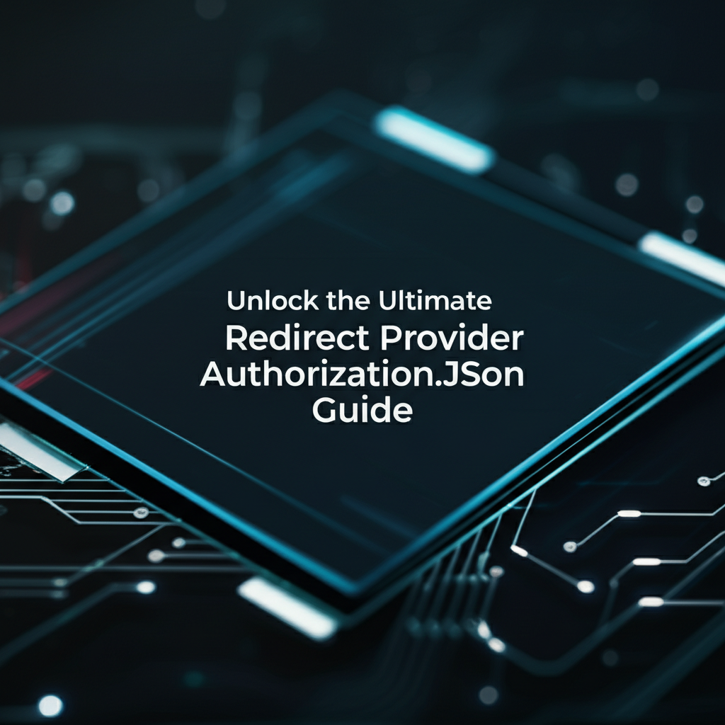 Unlock the Ultimate Redirect Provider Authorization.json Guide
