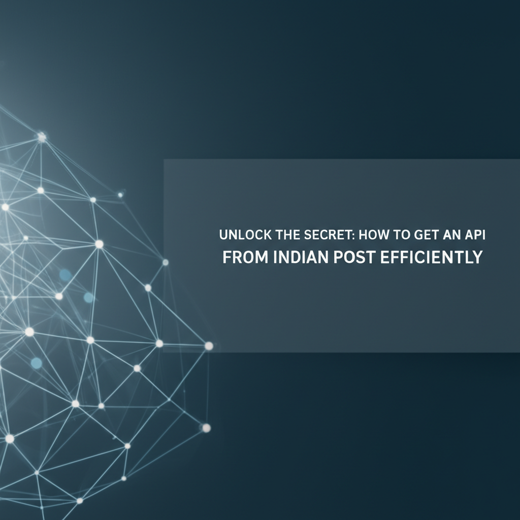 Unlock the Secret: How to Get an API from Indian Post Efficiently