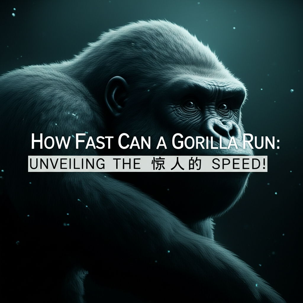 How Fast Can a Gorilla Run: Unveiling the惊人的Speed!
