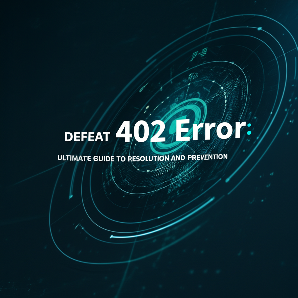 Defeat the 402 Error: Ultimate Guide to Resolution and Prevention