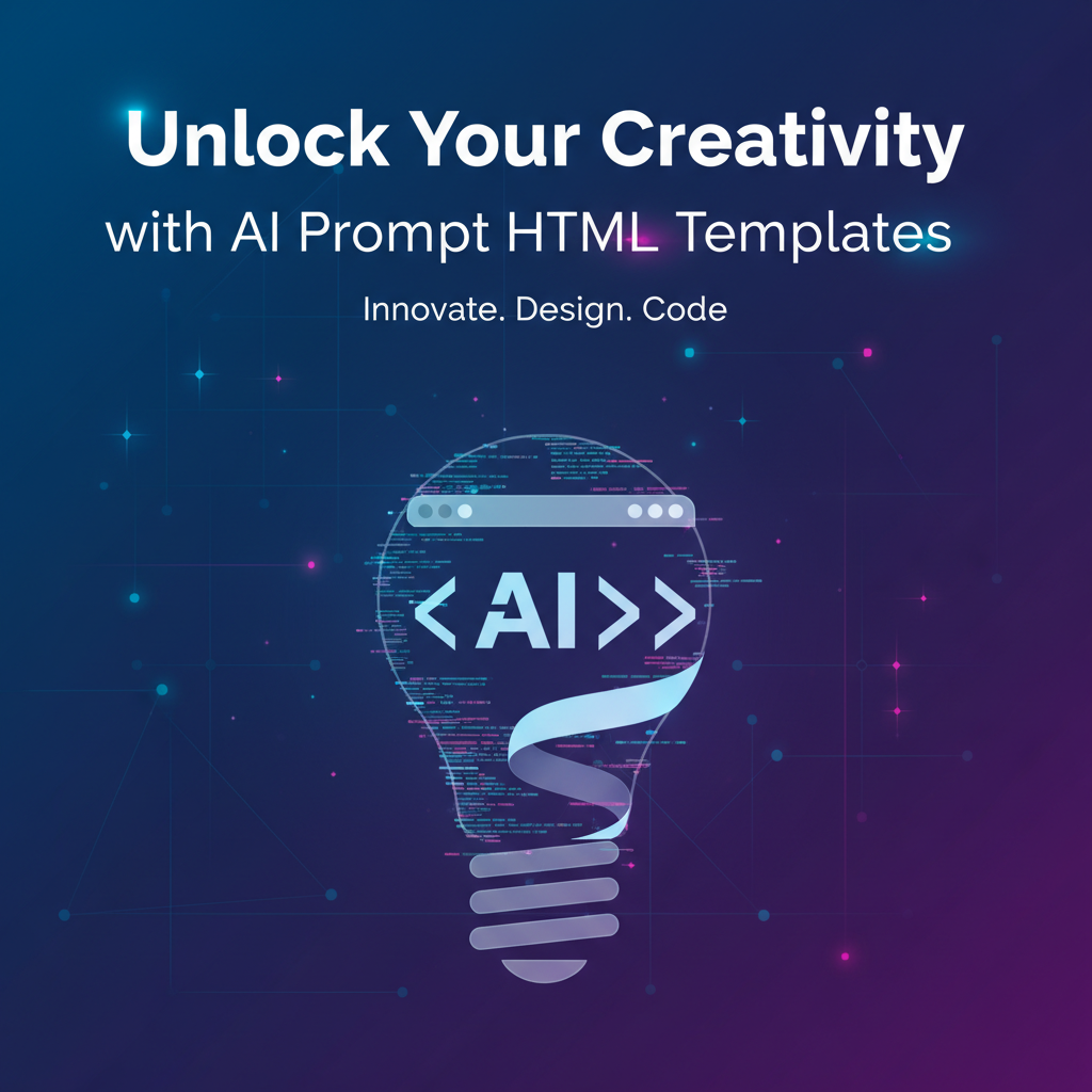 Unlock Your Creativity with AI Prompt HTML Templates