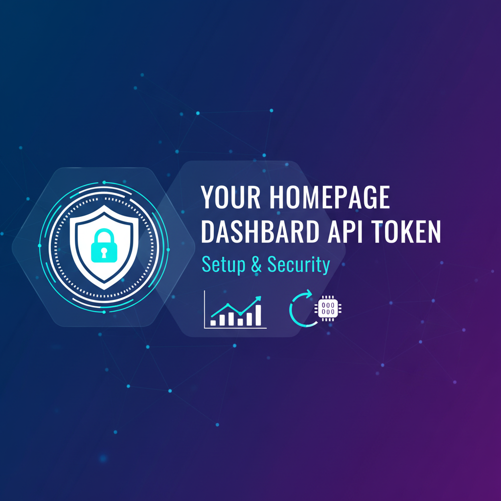 Your Homepage Dashboard API Token: Setup & Security