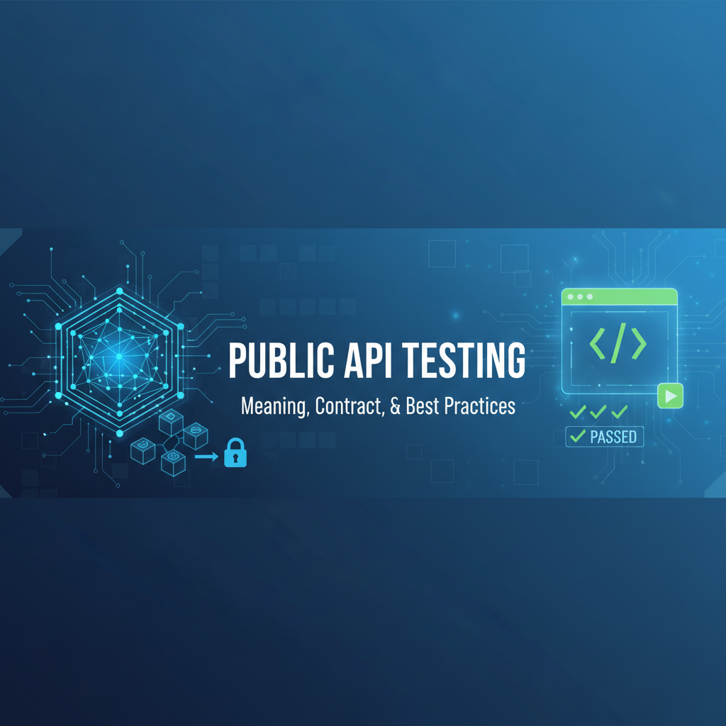 Public API Testing: Meaning, Contract, and Best Practices