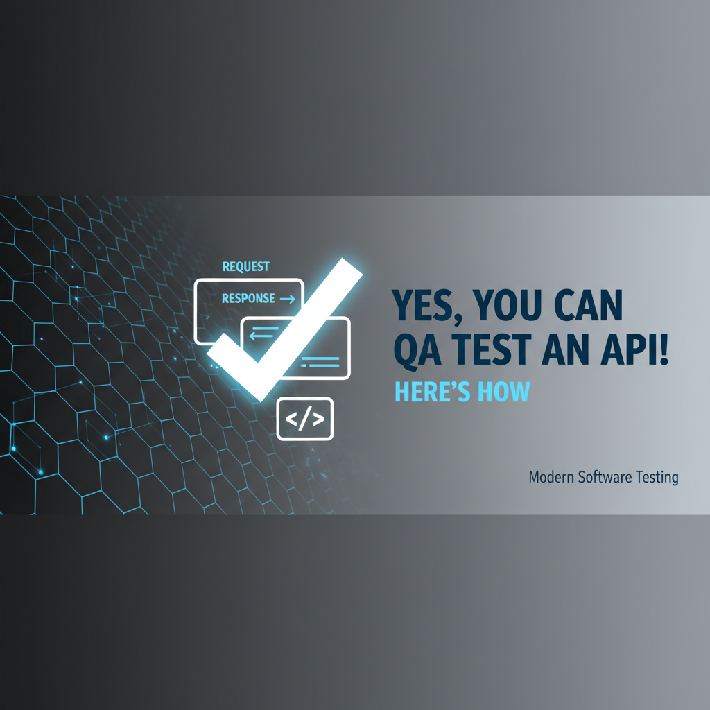 Yes, You Can QA Test an API! Here's How