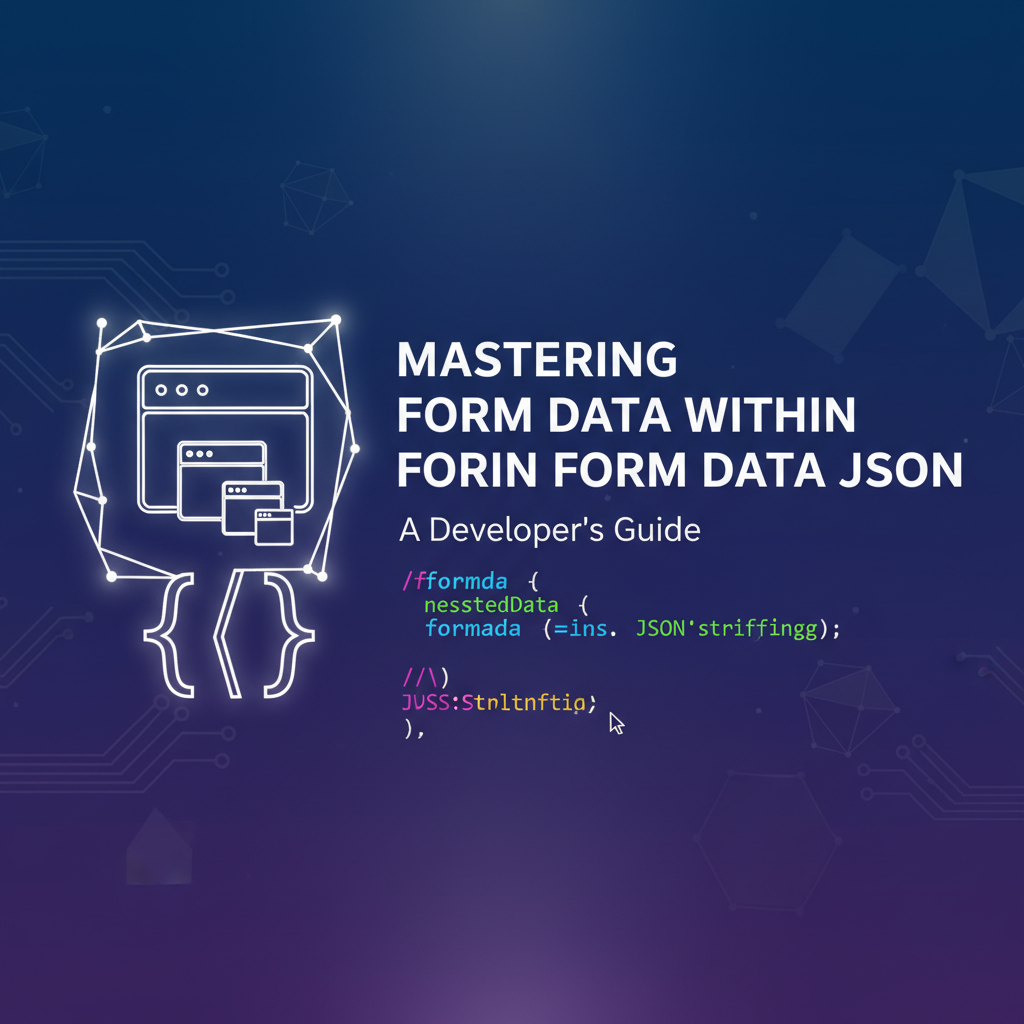 Mastering form data within form data JSON: A Developer's Guide