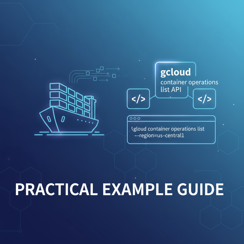 gcloud container operations list API: Practical Example Guide