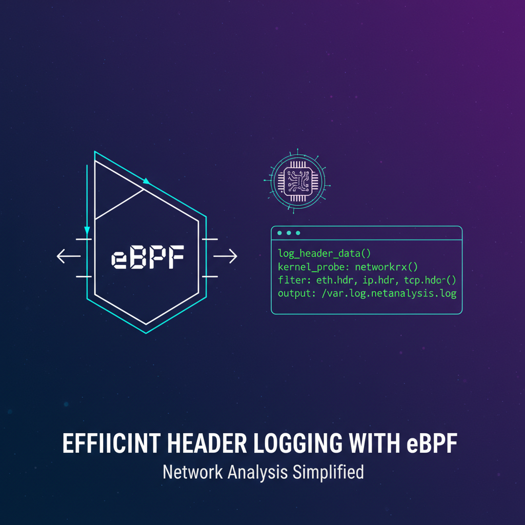 Efficiently Logging Header Elements Using eBPF for Network Analysis
