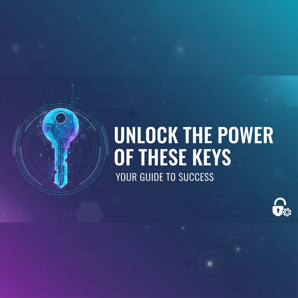 Unlock the Power of These Keys: Your Guide to Success