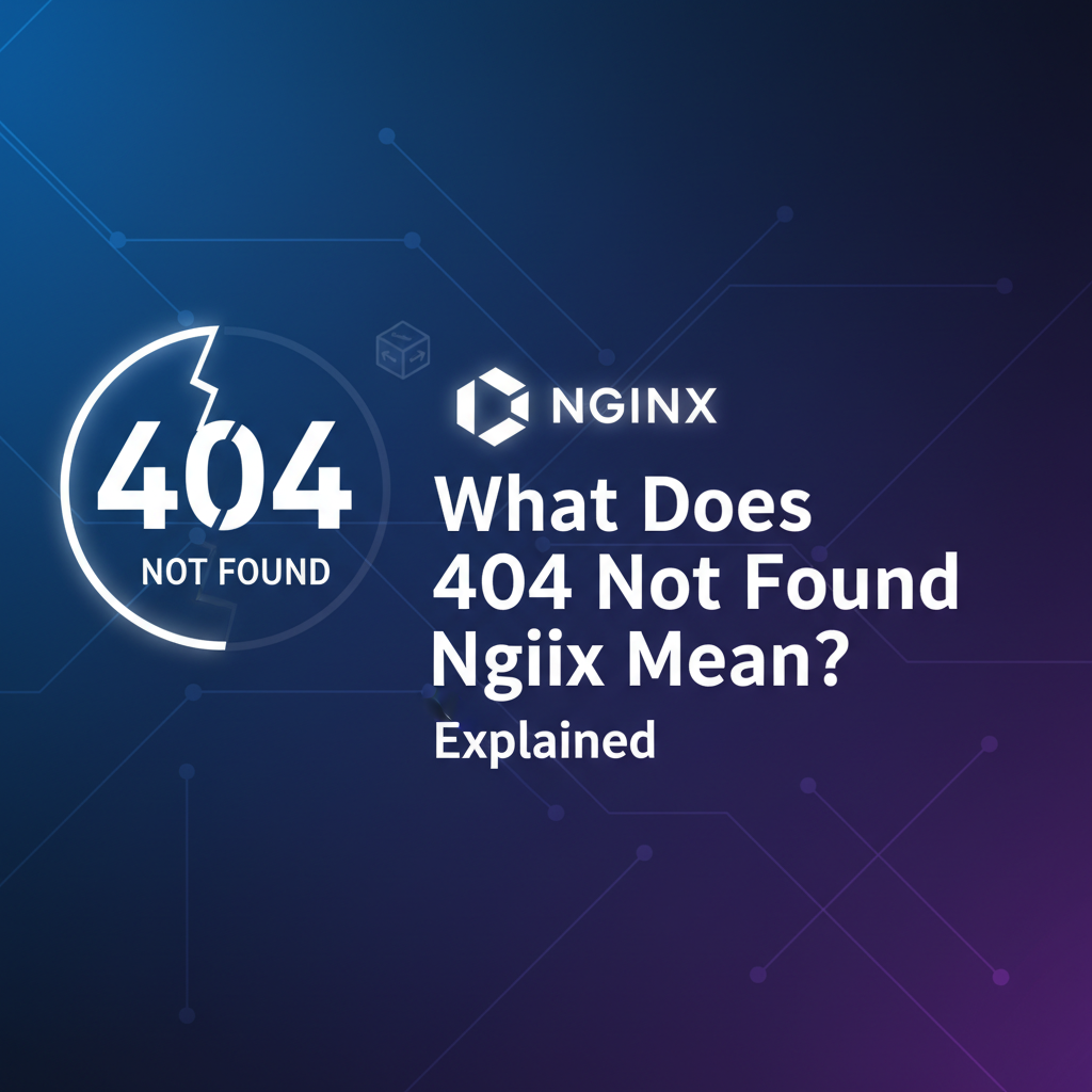 What Does 404 Not Found Nginx Mean? Explained