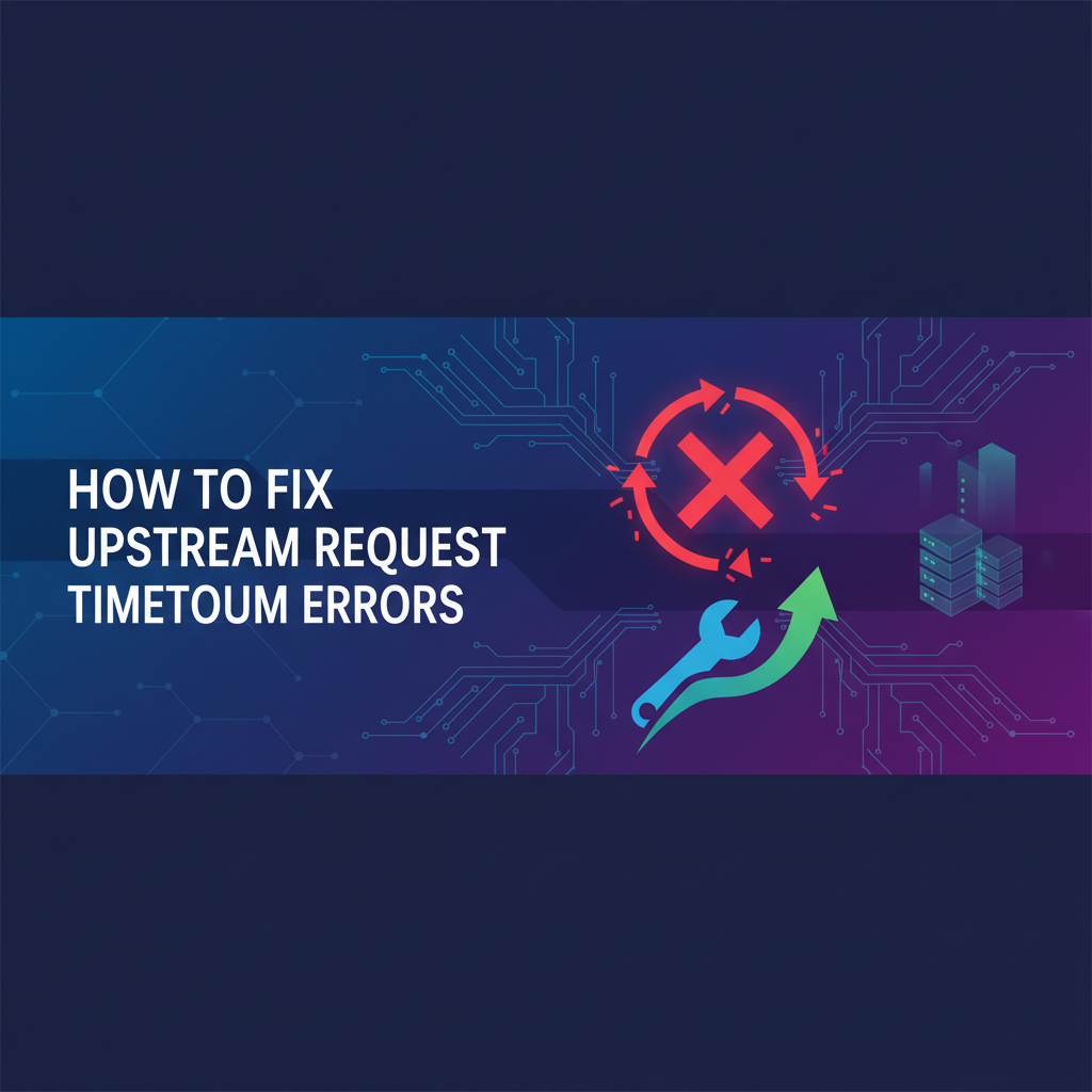 How to Fix Upstream Request Timeout Errors