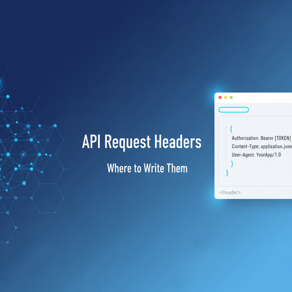 API Request Headers: Where to Write Them