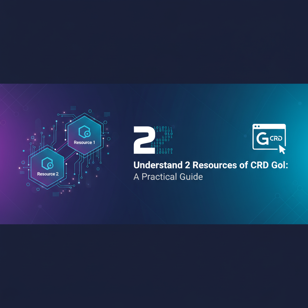 Understand 2 Resources of CRD Gol: A Practical Guide