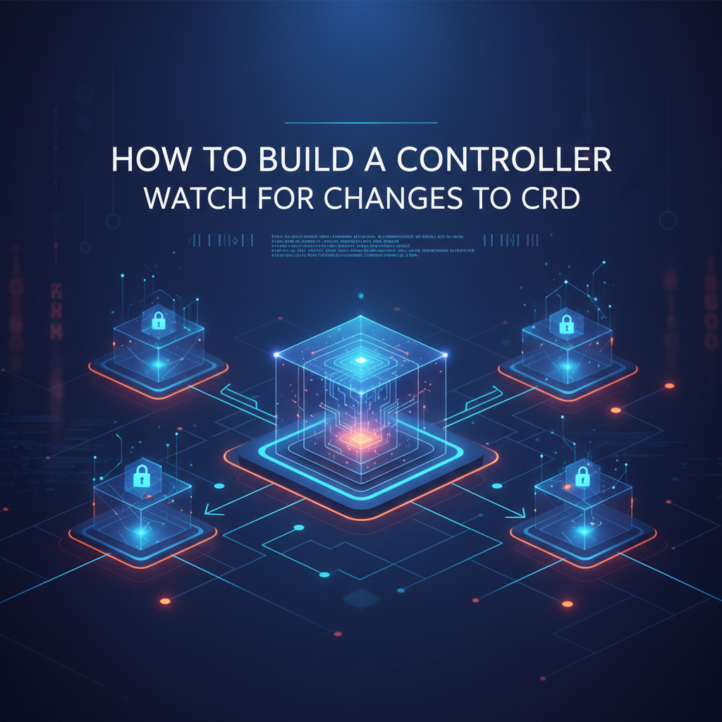 How to Build a controller to watch for changes to crd