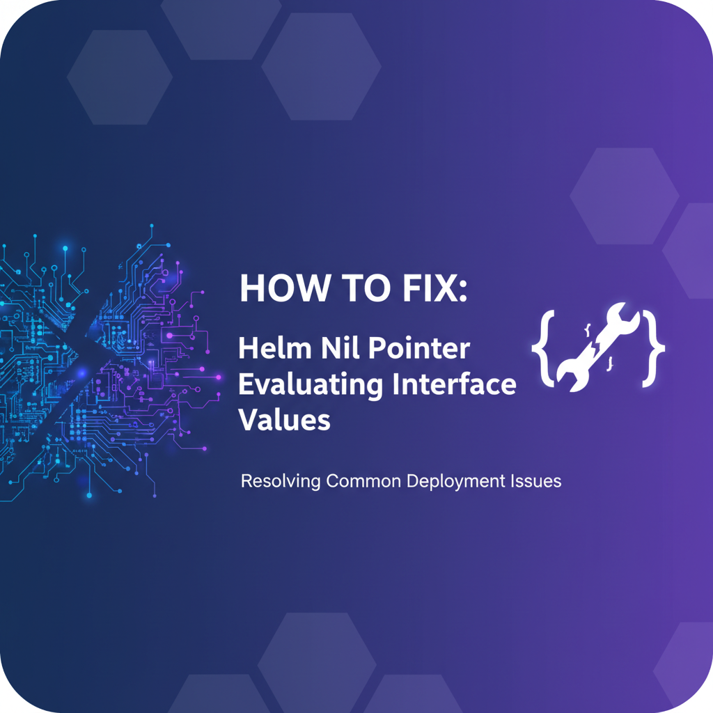 How to Fix: Helm Nil Pointer Evaluating Interface Values