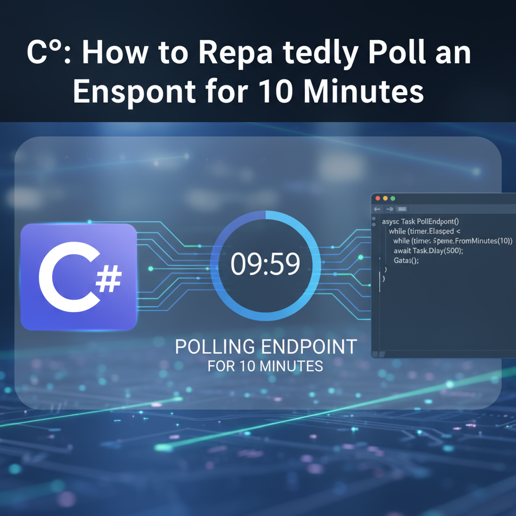 C# How to Repeatedly Poll an Endpoint for 10 Minutes