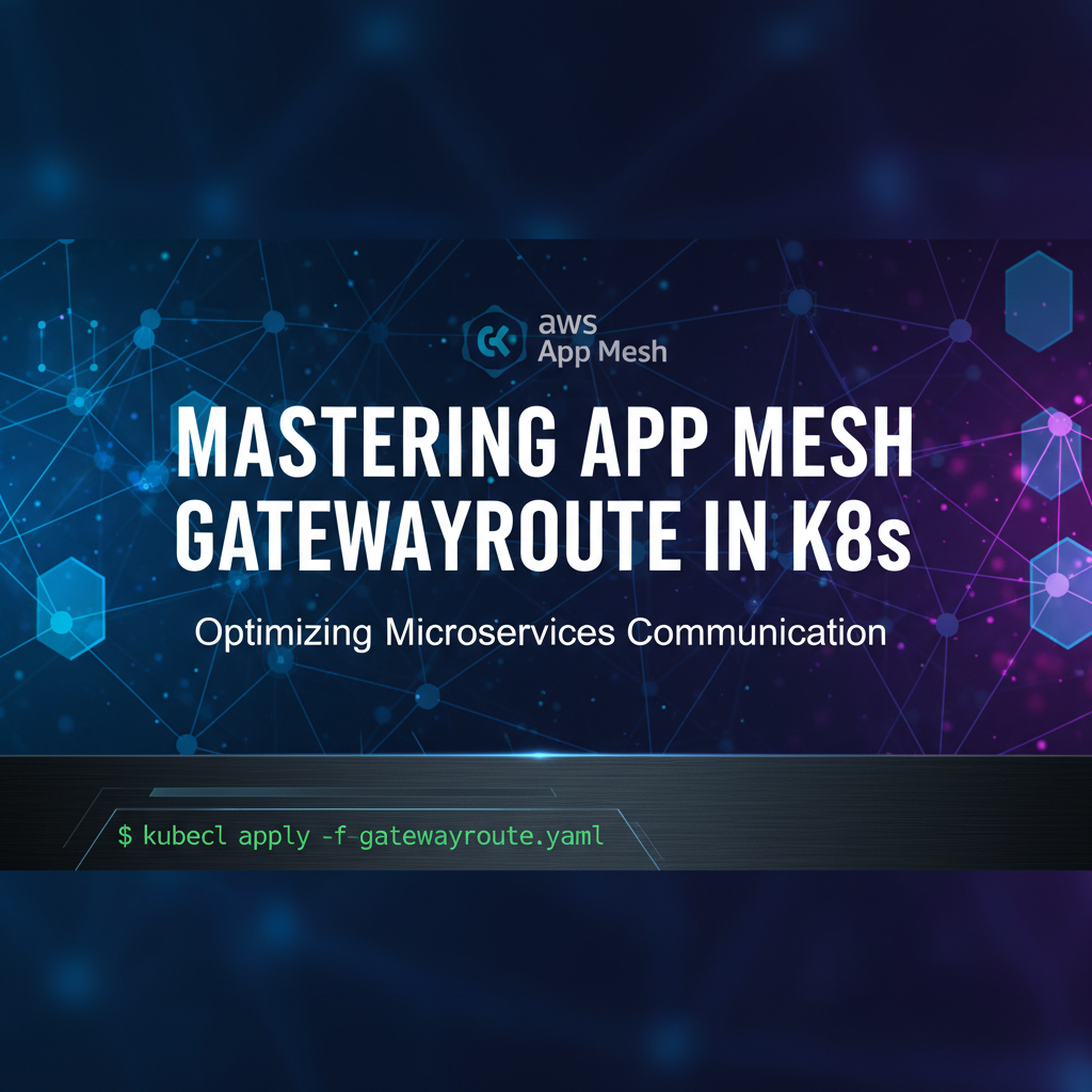 Mastering App Mesh GatewayRoute in K8s
