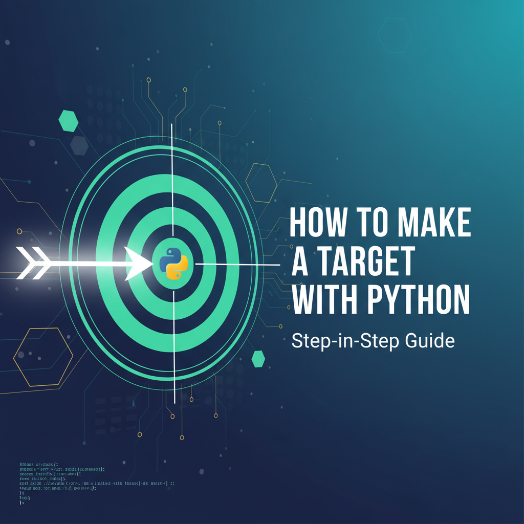 How to Make a Target with Python: Step-by-Step Guide