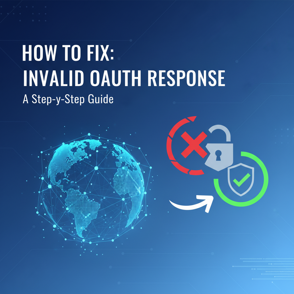 How to Fix: An Invalid OAuth Response Was Received