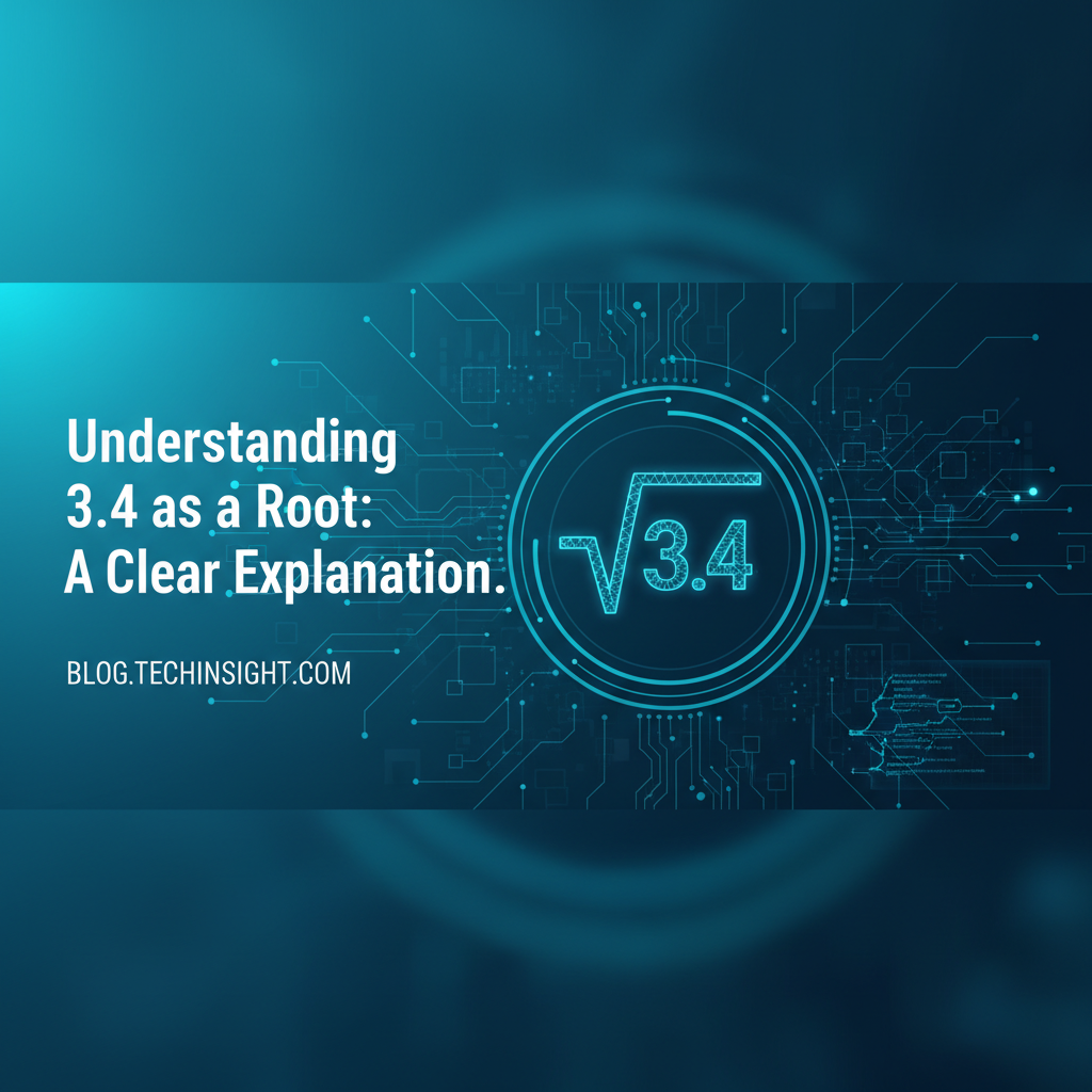 Understanding 3.4 as a Root: A Clear Explanation
