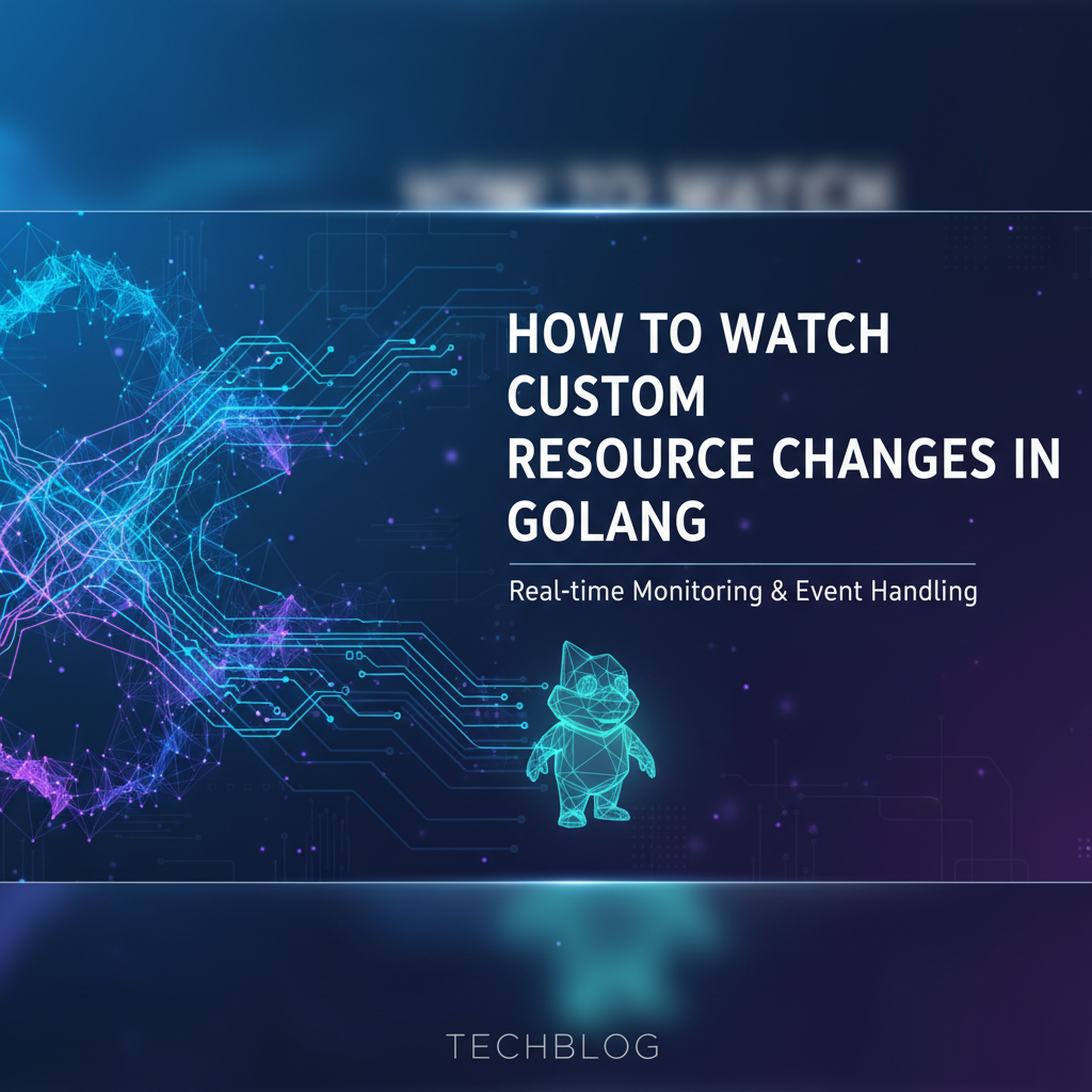 How to Watch Custom Resource Changes in Golang