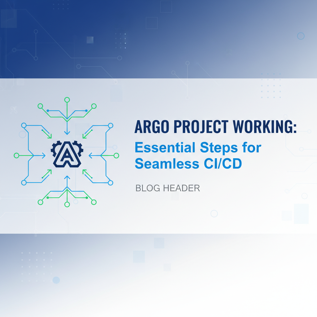 Argo Project Working: Essential Steps for Seamless CI/CD