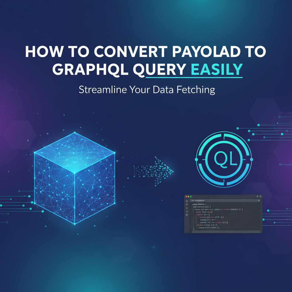 How to Convert Payload to GraphQL Query Easily