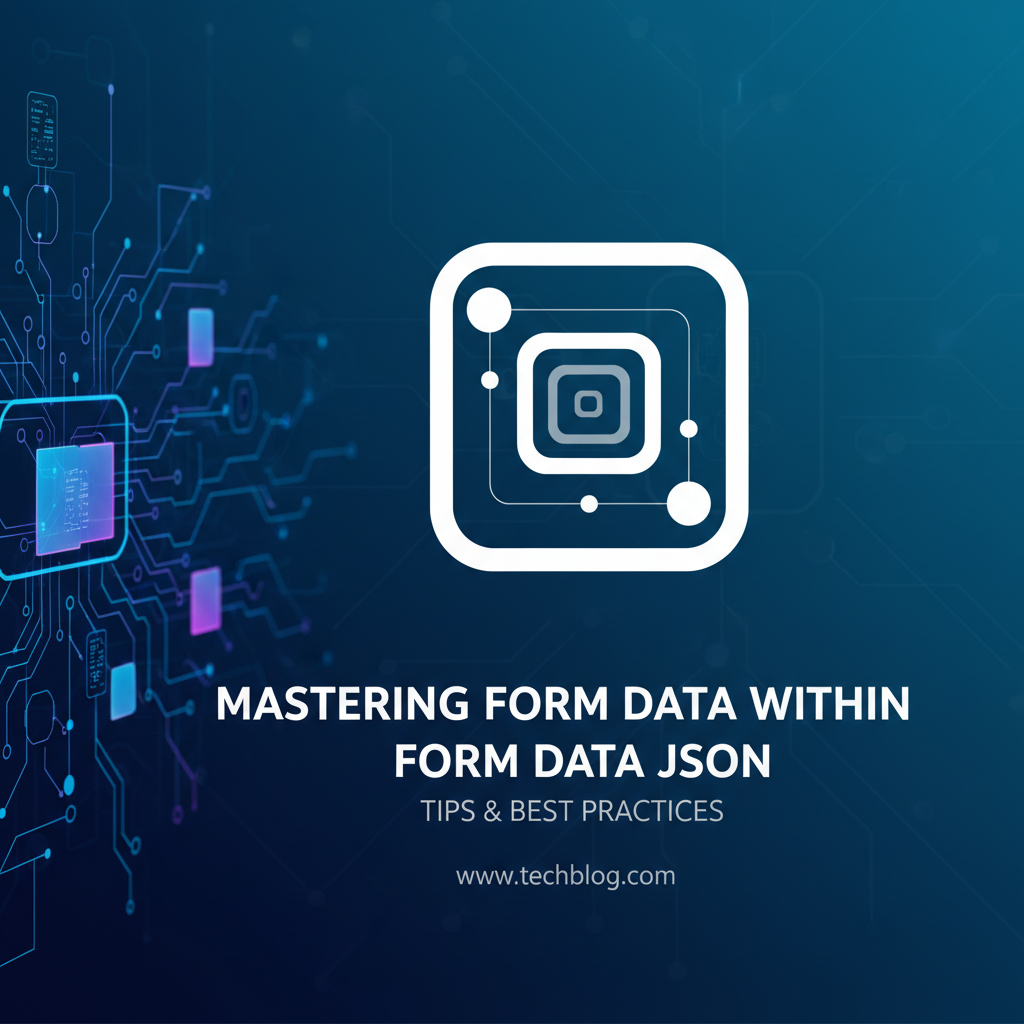 Mastering Form Data Within Form Data JSON: Tips & Best Practices