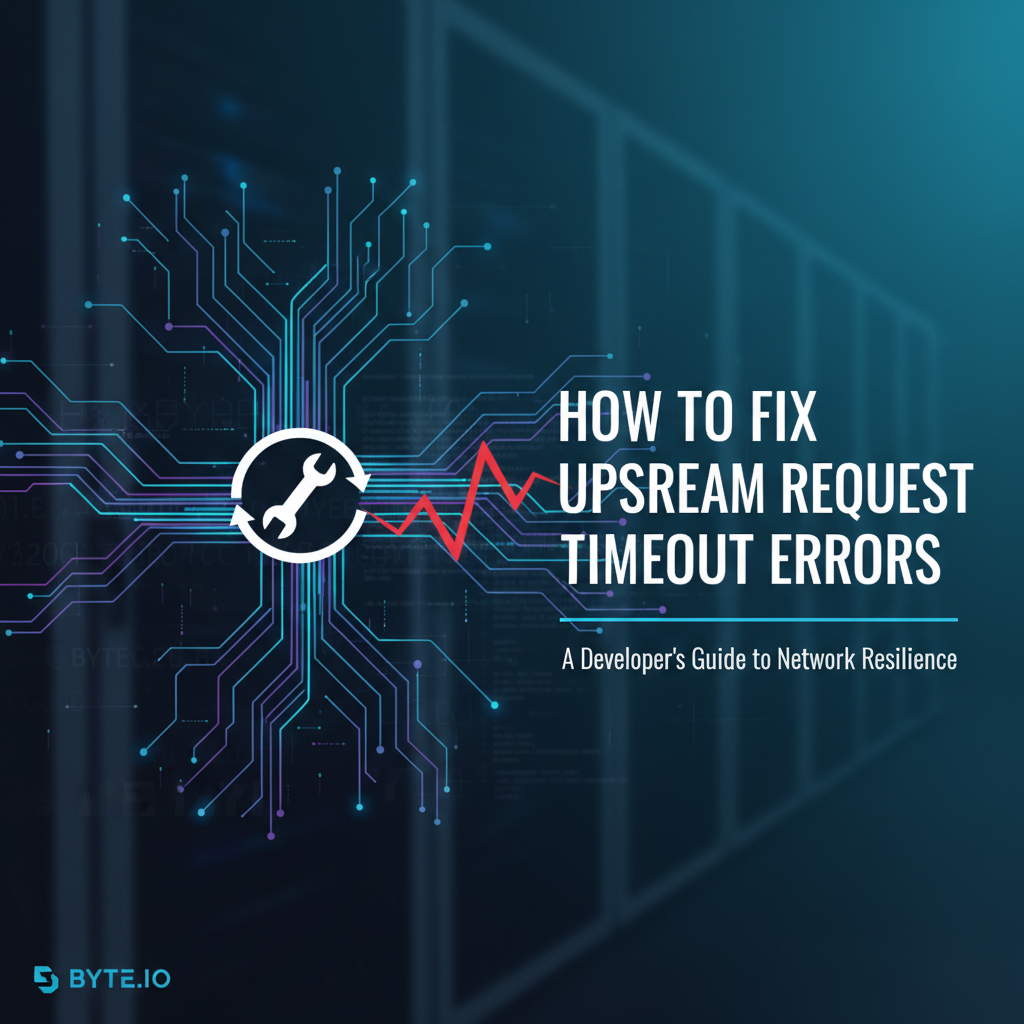 How to Fix Upstream Request Timeout Errors