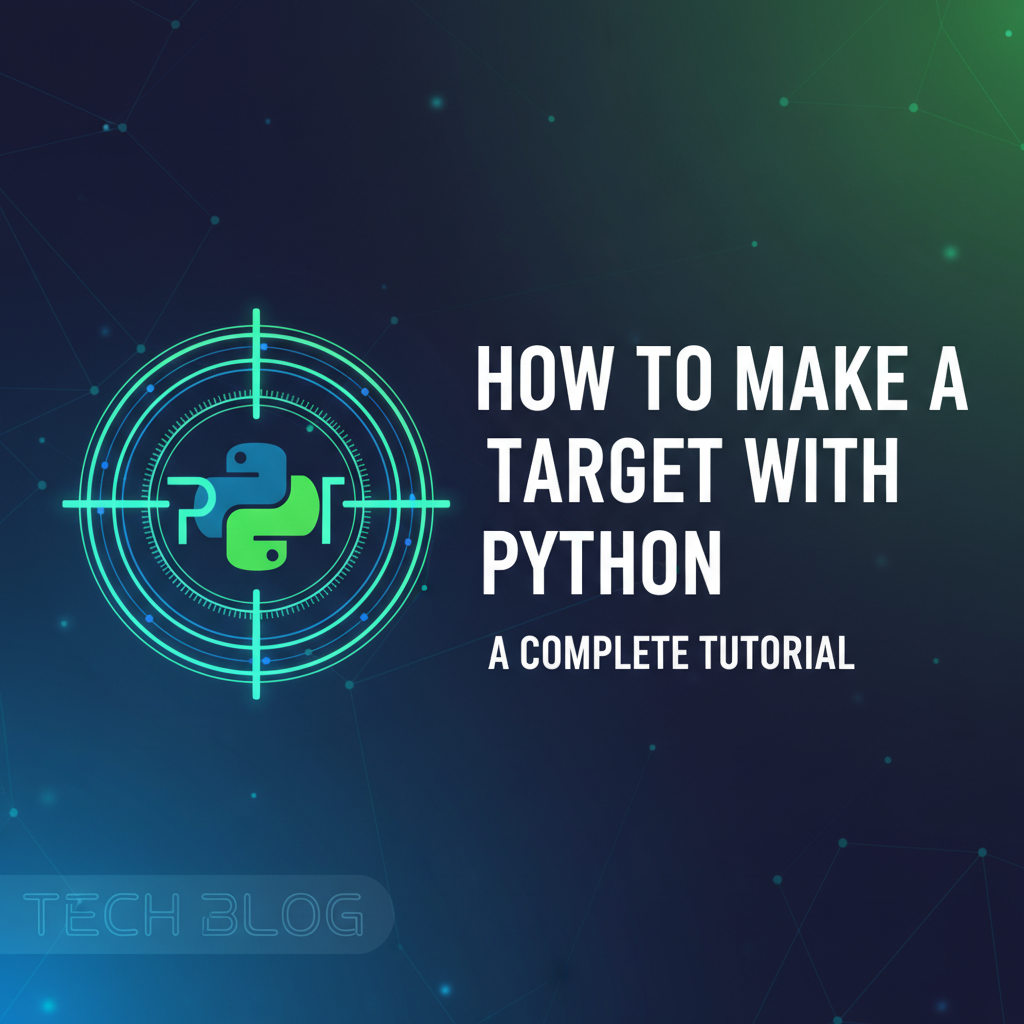 How to Make a Target with Pthton: A Complete Tutorial