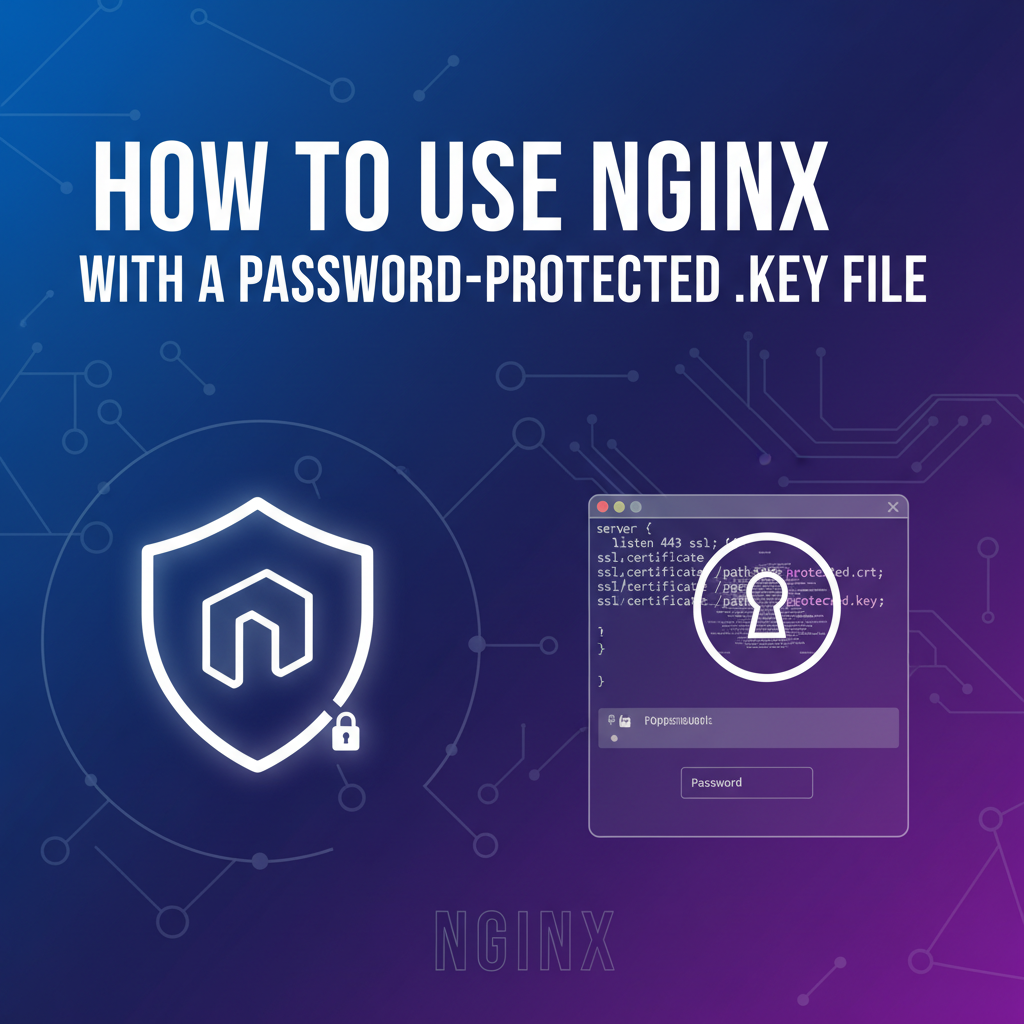 How to Use Nginx with a Password Protected .key File
