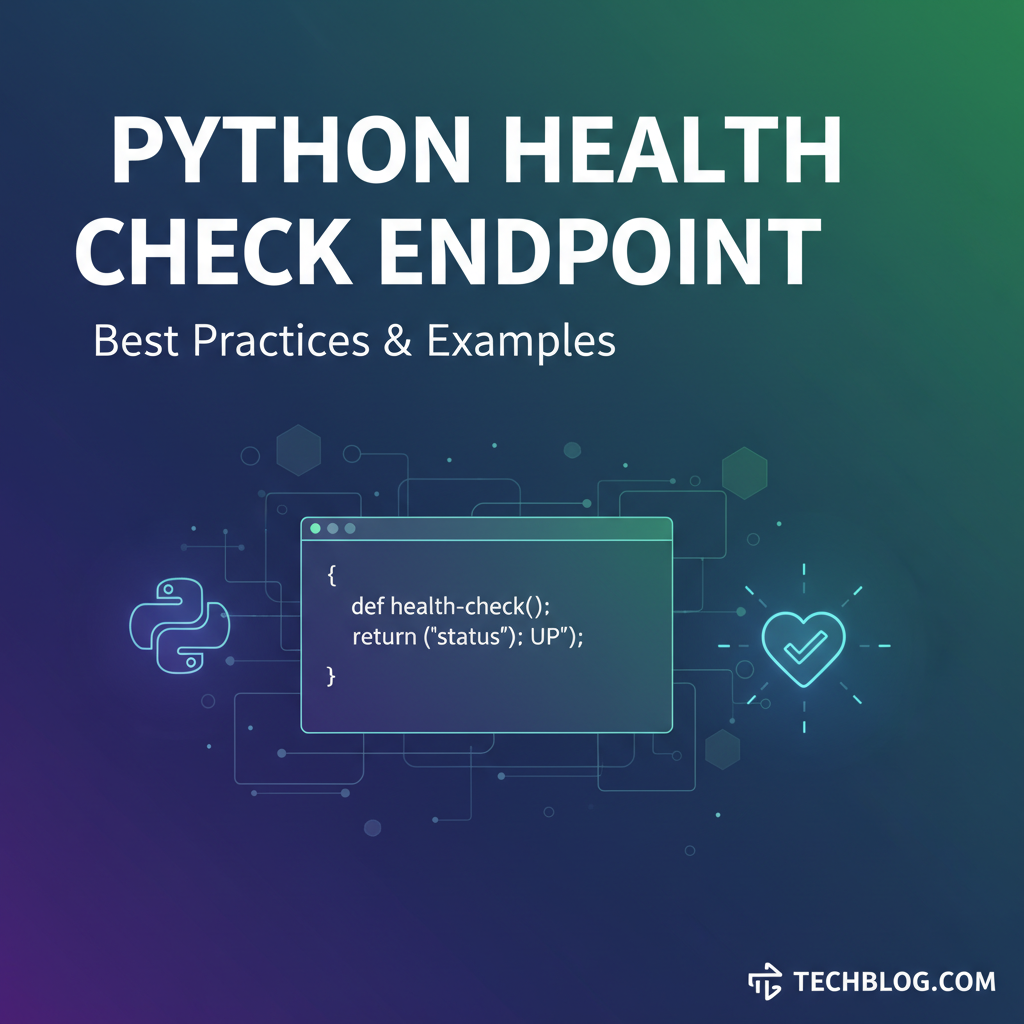 Python Health Check Endpoint: Best Practices & Examples